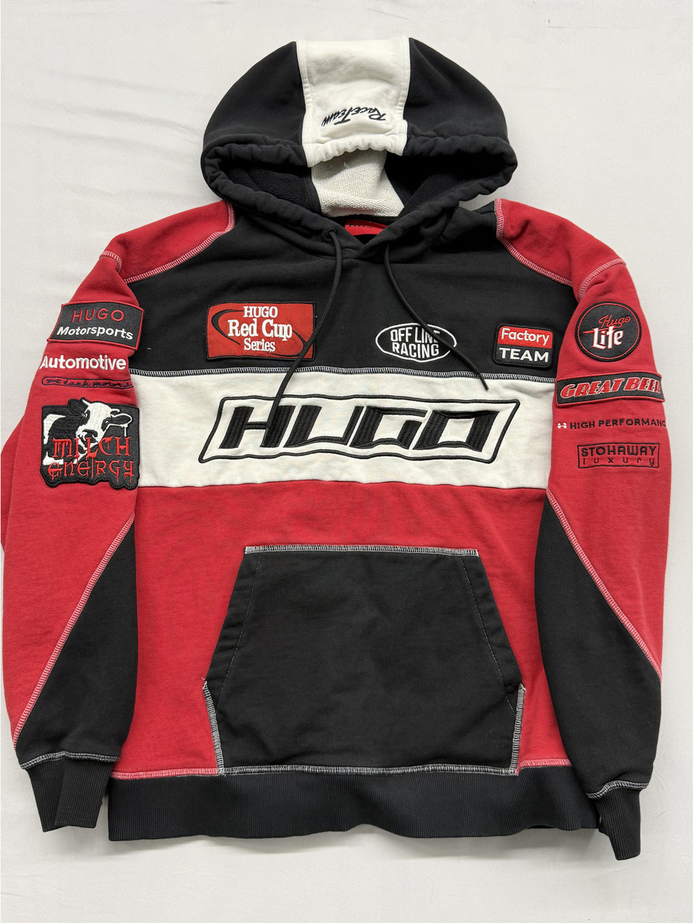 HUGO Red Cup Series Racing Hoodie Black